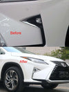 Lexus RX350 RX450h Chrome Front Fog Light Cover Trim (2016-2019)