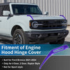 Ford Bronco 2021-2024 - Purple Trim Hood Hinge Cover