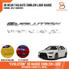 Mitsubishi Lancer Galant Chrome Tailgate Badge Emblem (2002-2006)
