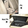 Car SUV Black PU Memory Foam Console Armrest Cushion Pad