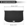 BMW X1 F48 (2016-2021) Gloss Black Retractable Cargo Cover