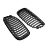 BMW E90 E91 Gloss Black Dual Line Front Kidney Grille (2008-2011)