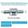 Fuel Petrol Diesel Gas Liquid 3/8" 10mm Inline Check Valve