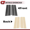 Ford Explorer (2020-2023) Carbon Fiber Black 6 Pcs Door Pillar Window Trim