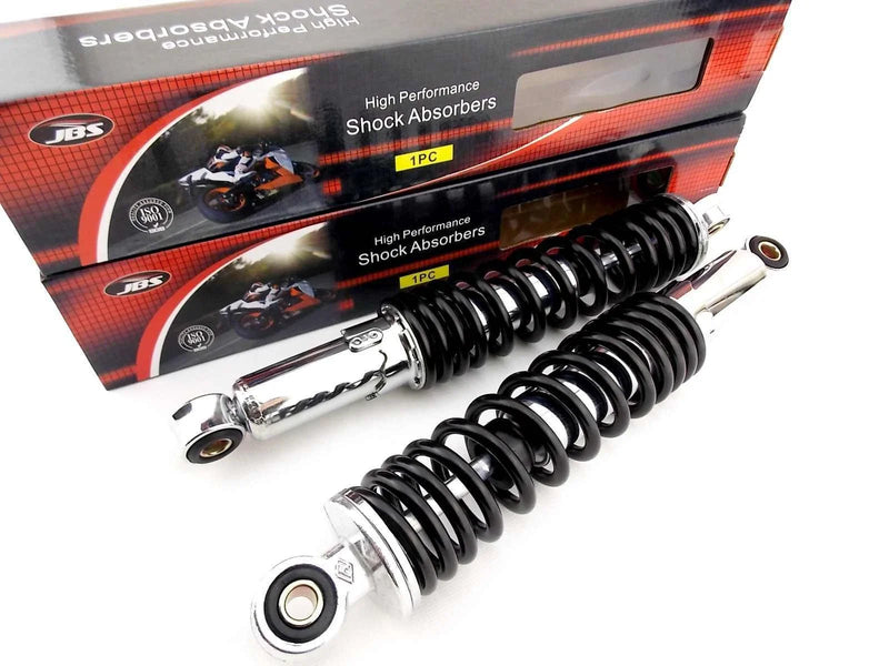 Honda XBR500 320mm JBS Black/Chrome Rear Shock Absorbers