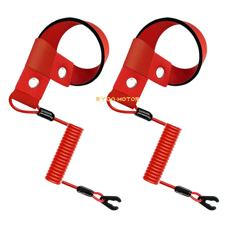 Yamaha All Jet Ski WaveRunner WaveVenture 2 x Stop Kill Safety Key Lanyard