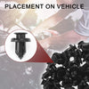 Honda CR-V (1997-2020) & CR-Z 100 x Front Fender Skirt Clips (2011-2016)