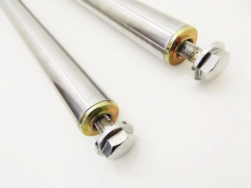 Honda XL80S 670mm Silver Front Fork Leg Set