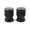 Car Truck Motorcycle Bike Black Tyre Air Valve Caps (Universal)