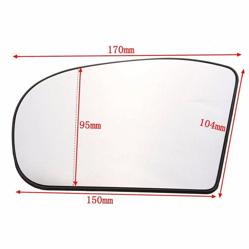 Mercedes-Benz E-Class W211, C-Class W203 Heated Mirror Glass (2001-2007)