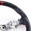Toyota Land Cruiser Prado Carbon Flat Bottom Leather Steering Wheel (2003-2009)