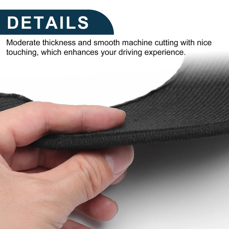 Mercedes-Benz GLA (2015) - Black Set Car Door Leather Anti Kick Pad Sticker