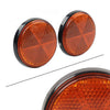 Motorcycle ATV Round Warning Reflector Side Marker