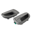 Kia Picanto Morning Gray Inside Door Handle Pair (2008-2010)