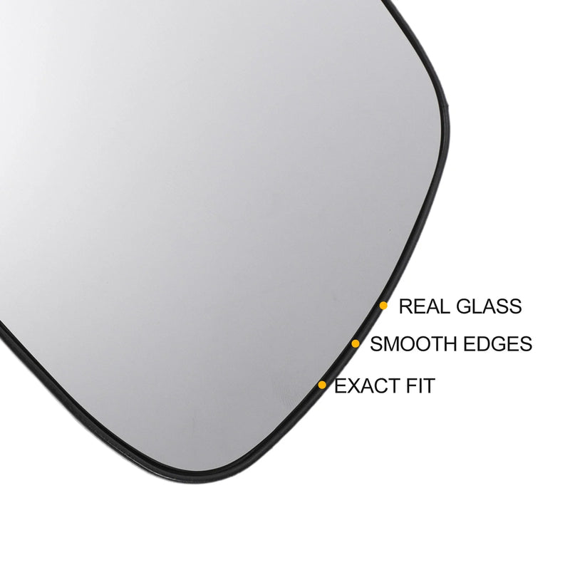 JEEP GRAND CHEROKEE Right Side Heated White Mirror Glass (2005-2009)