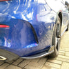 Benz C205 C63 AMG 2 x Rear Bumper Side Spoiler Corner Covers (2015-2021)