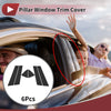 Mazda 2 Demio Black Door Window Trim 6Pcs (2014-2023)