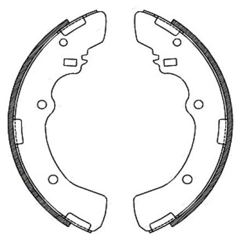 Mitsubishi L300 Starwagon Delica 4x4 Drum Brake Shoes Set (1986 - 1995)