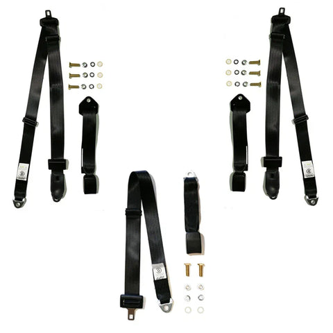 Toyota Landcruiser HJ75 1985-1999 3 Door Wagon Rear Seat Belt Kit