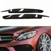 Mercedes Benz W205 2015-2018 Carbon Fiber Headlight Eyelid Trim