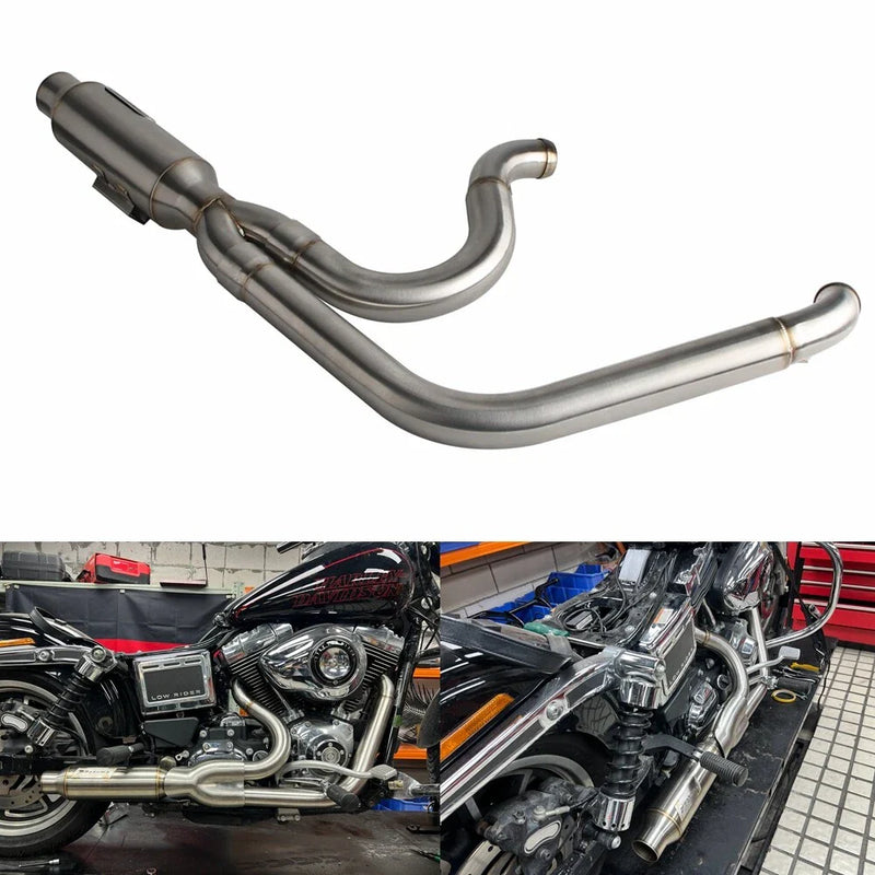 Harley Dyna Fat Bob Low Rider 06-17 Exhaust System Kit