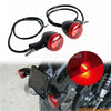 Harley Sportster XL 1200 883 Bullet Taillights Red Brake Lights (92-22)