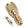 R410a Mini Split Vacuum Adapter 1/4 Male to 5/16 SAE Female