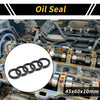 Make Model Oil Seal 45x60x10mm Seal Ring Rotary Shaft Seal NBR Rubber 5pcs
