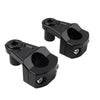 Fat Bars 7/8" to 1-1/8" Black Motorcycle Handlebar Mount Clamps
