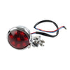 Cafe Racer Bobber Chopper Motor Chrome LED Rear Stop Brake Tail Light