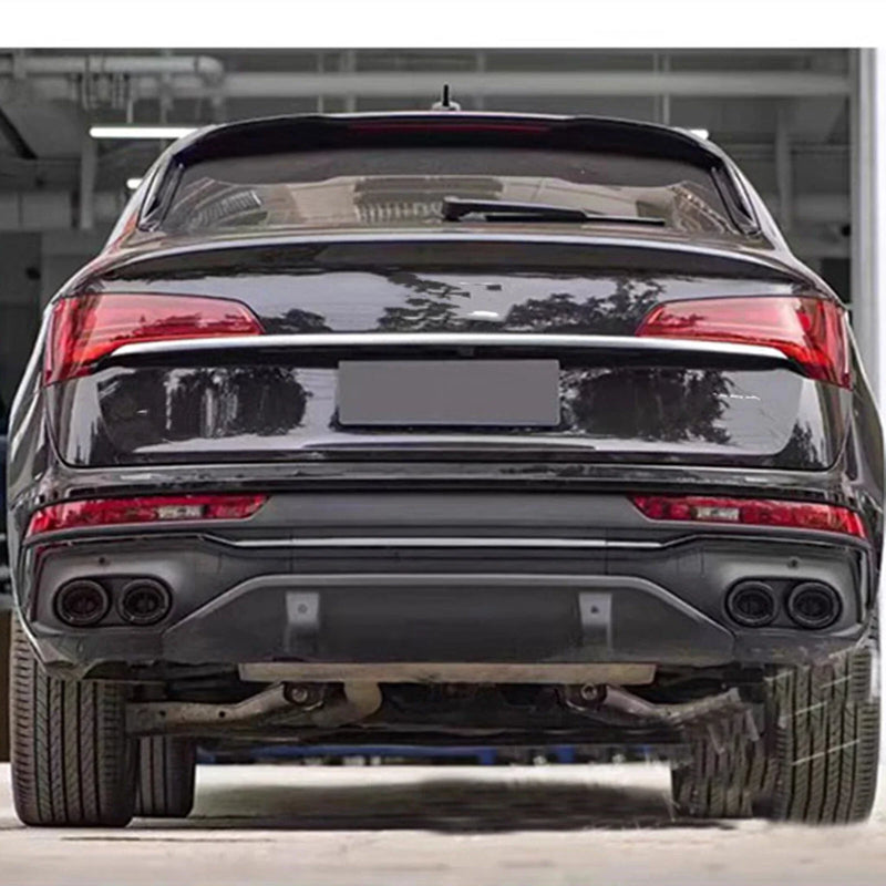 Audi Q5 S Line Sport Back (2021-2023) Black Rear Bumper Diffuser