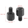 Motorcycle 2 x 8mm Rearview Mirror Adapters Bolt Screws