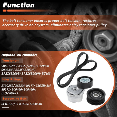 Ford F150 Lobo Serpentine Belt Drive Tensioner (2004-2008)