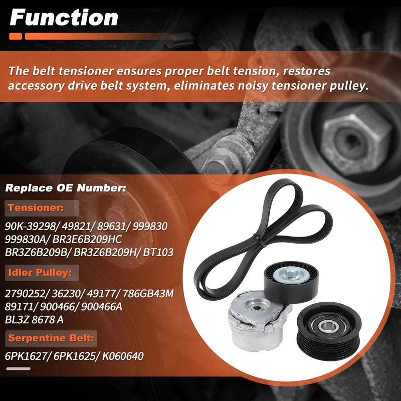 Ford F150 Lobo Serpentine Belt Drive Tensioner (2004-2008)
