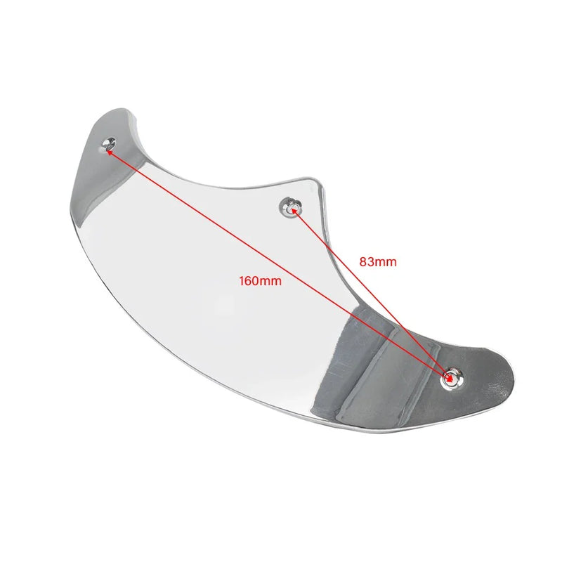 Harley Fat Boy FLSTF Chrome Front Mudguard Tip Trim (1989-2006)