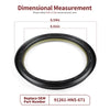 Honda Rancher 350 400 Rincon 650 Front Brake Drum Dust Seal (2000–2006)