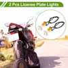 Car Motorcycle License Plate Light / 2 x / Tag Lamp