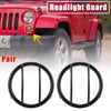 Jeep Wrangler 1 Pair Round Turn Signal Light Grill Guard Cover (2007-2018)