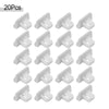 Vehicle White Accessories Front Bumper Cover Clip Nylon