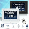 Dementia - Time, Date, Month 7" LED Digital Day Clock Calendar Wall (2023)