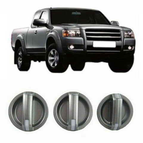 Mazda BT-50 / Ford Pickup 3pc Heater Fan Temp Control Knobs (2006–2011)
