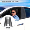 Mazda 6 (2003-2007) Carbon Fiber Black 6 Pcs Door Pillar Window Trim