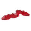 Car - Red 3D Style Medium Auto Disc Brake Caliper Covers