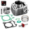 Kawasaki Bayou Cylinder Jug Top End Rebuild Gasket Piston Ring Set