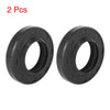 CG125 Front Wheel Hub Seal / 2 x 21mm x 37mm x 7mm Black Rubber /