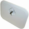 Access Hatch Caravan Boat Marine White 375mm x 275mm with Lock