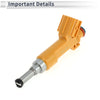 Lexus NX200t (2015-2017) 1 Pc Yellow Fuel Injector