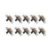 PCB Panel - 2 Position On / Off SPDT 10 x Mini Vertical Slide Switch