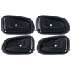 Toyota Corolla (1994-1999) Black Front Rear Door Handle Inner Set of 4