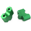 Kawasaki Z750 Z1000 Green Handlebar Riser Clamp (2003-2016)